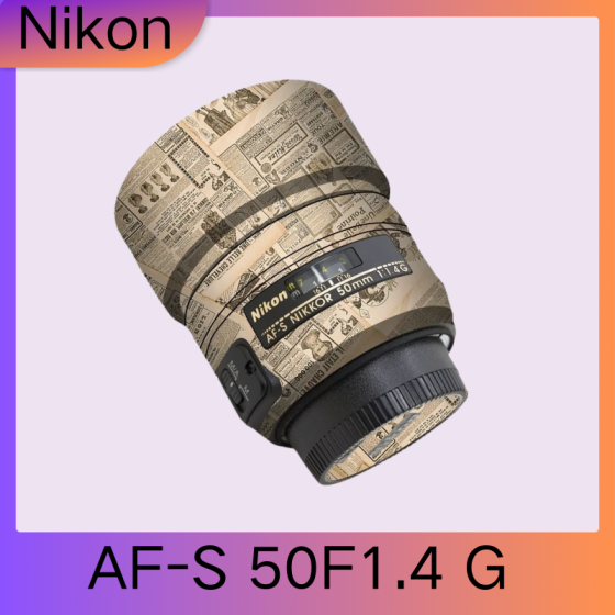 Lentes Nikon AF-S50F1.4 G  - Pele câmera, adesivo câmera - com alta resistência a arranhões, à prova d'água e com design elegante.